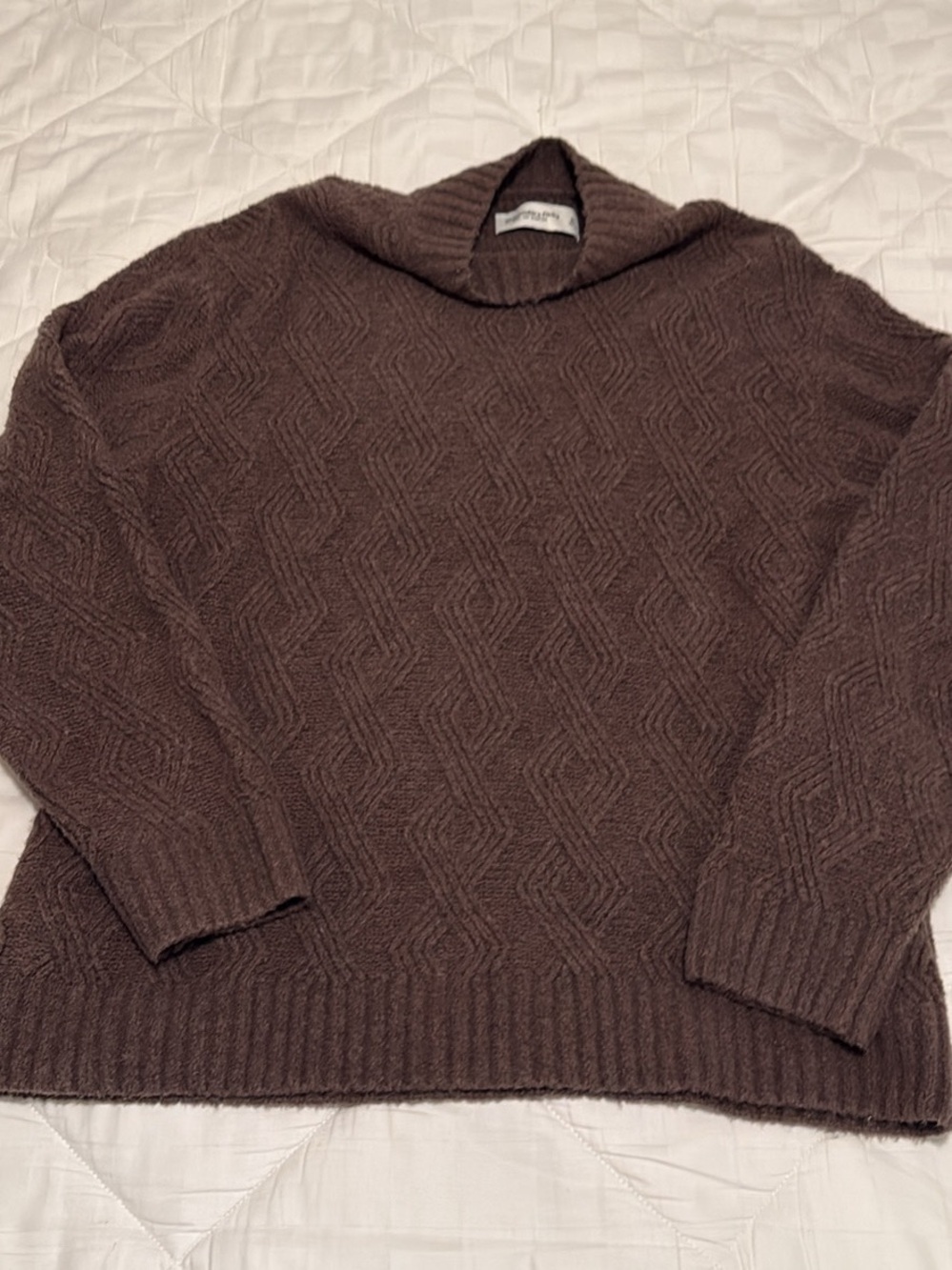 Abercrombie & Fitch Brown Knit Turtleneck